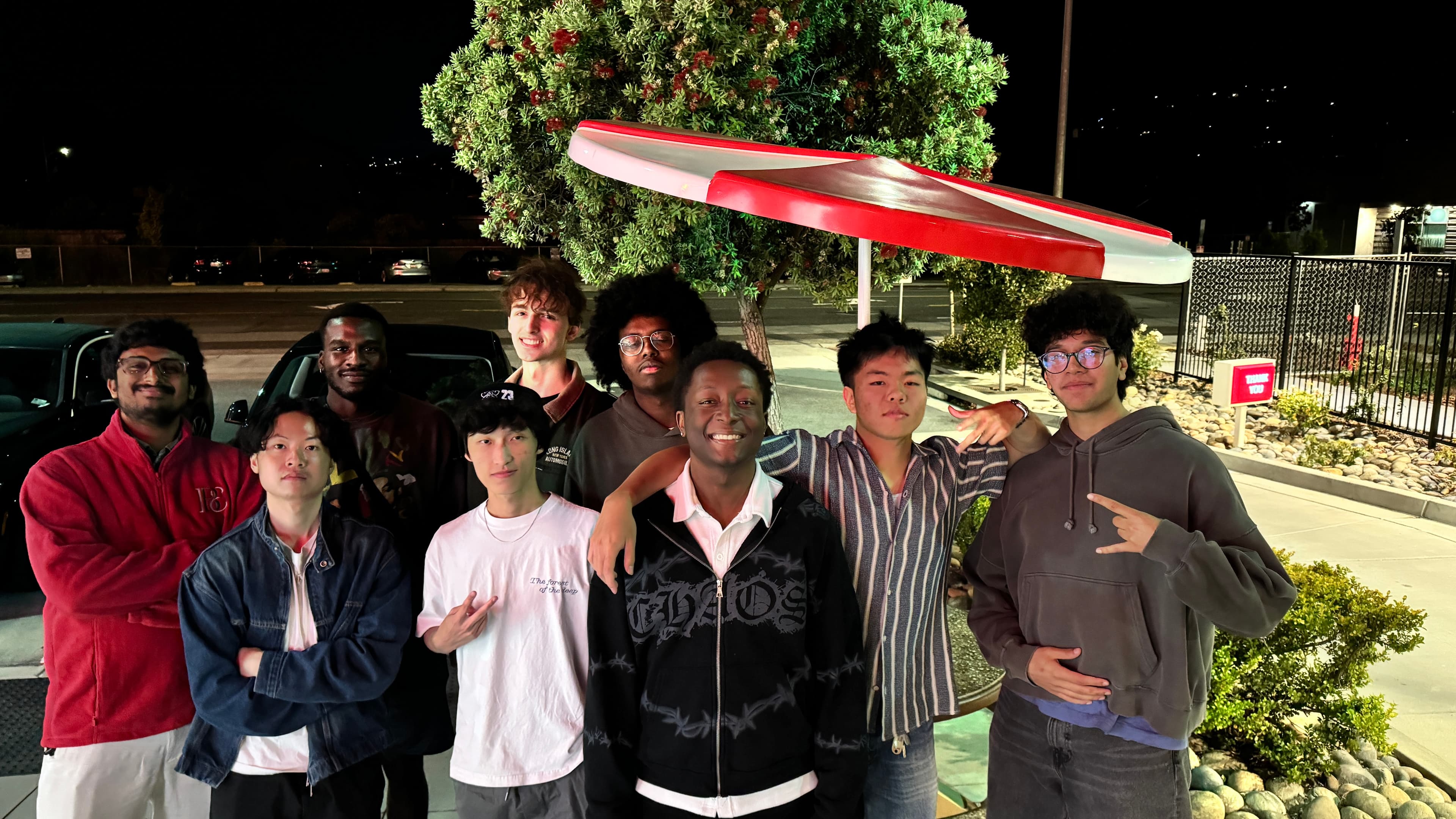 The crew together
