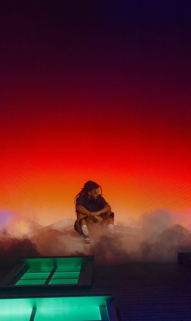 At a J. Cole show