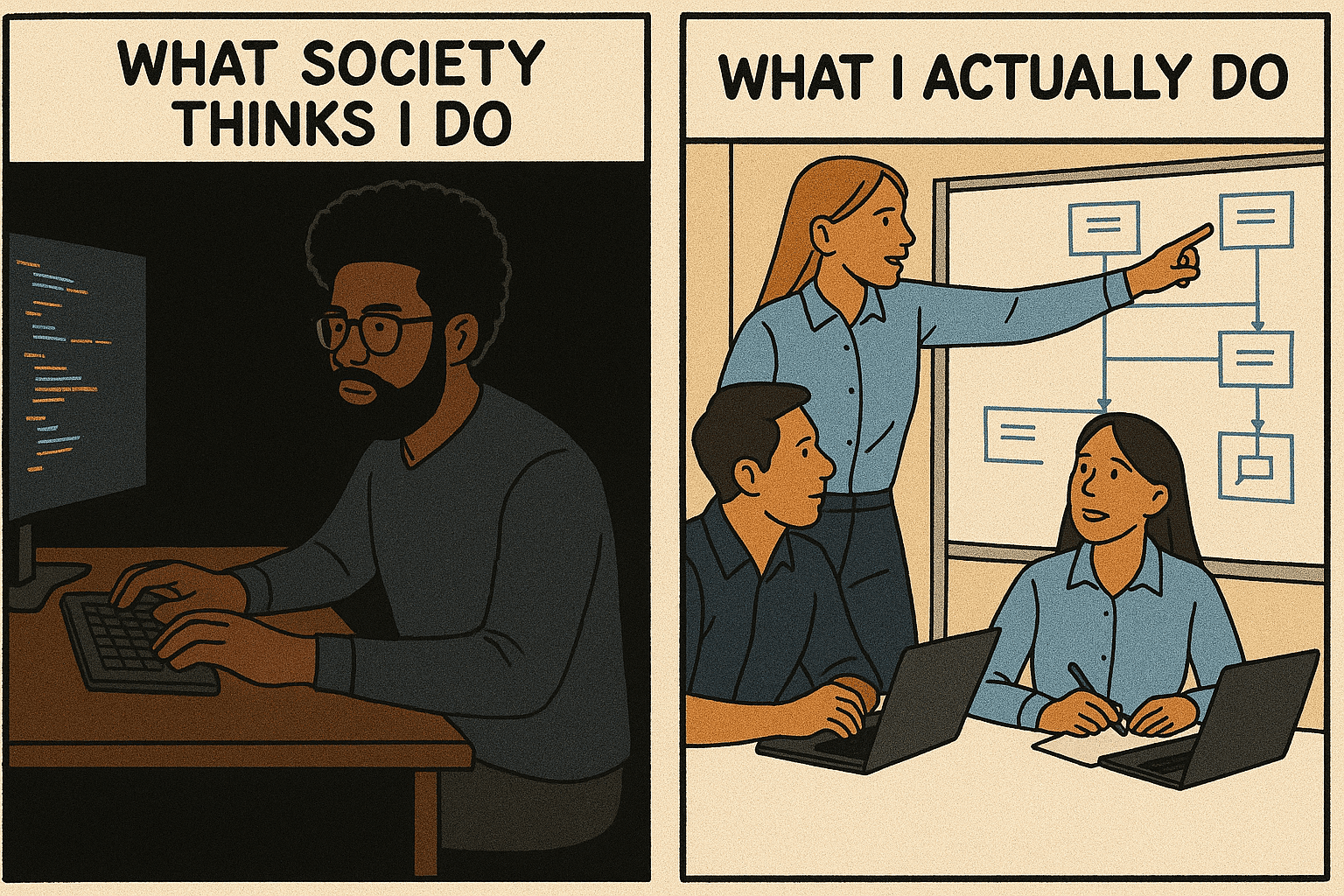 What Society thinks of the lone programmer