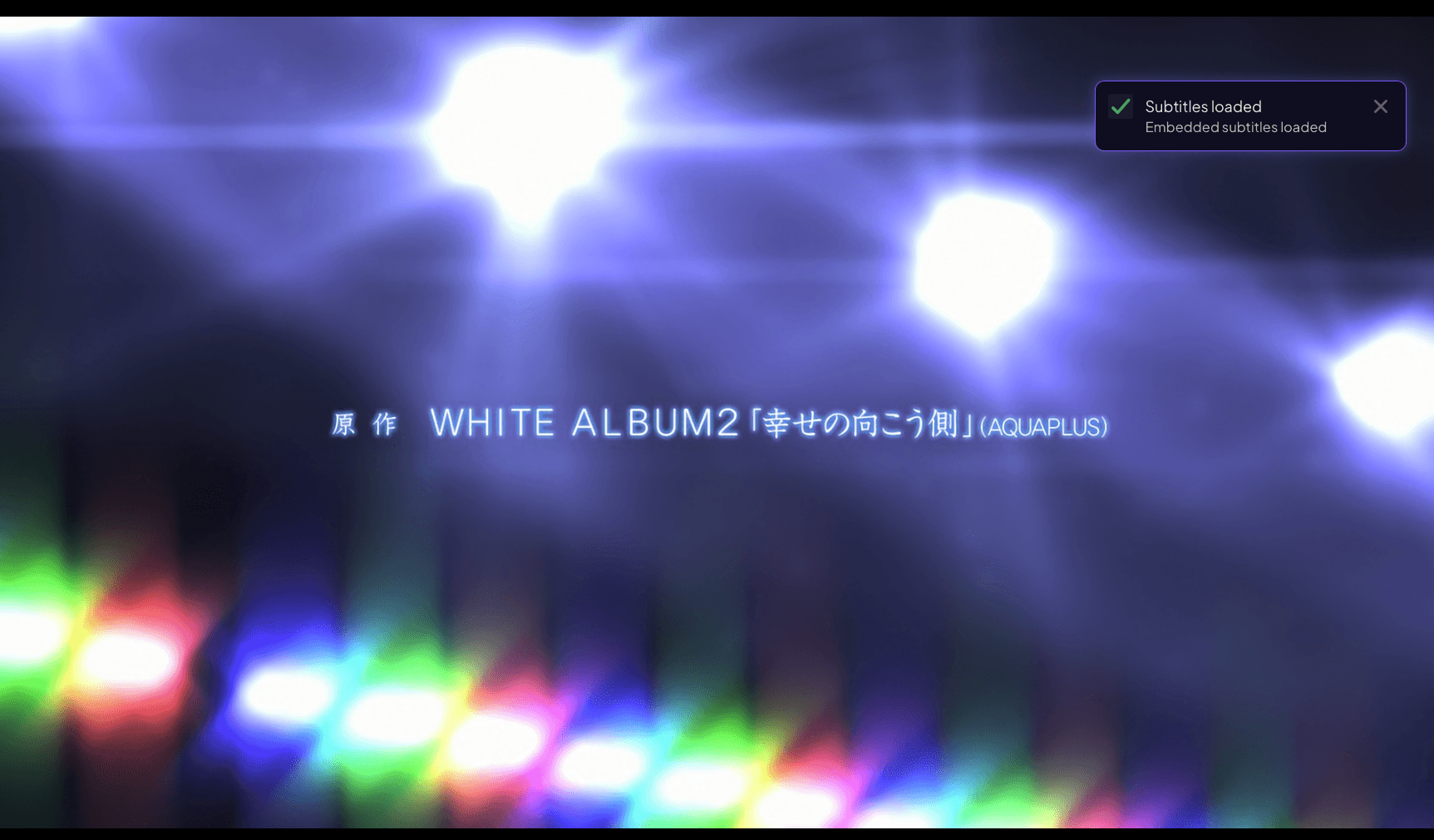 White Album 2 Playing