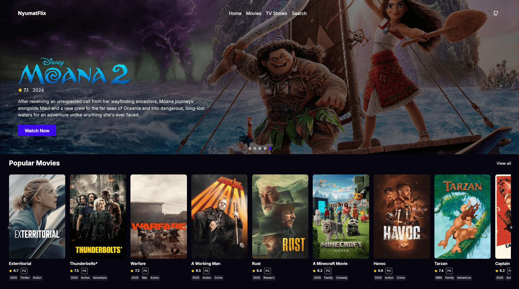 Preview of Nyumatflix