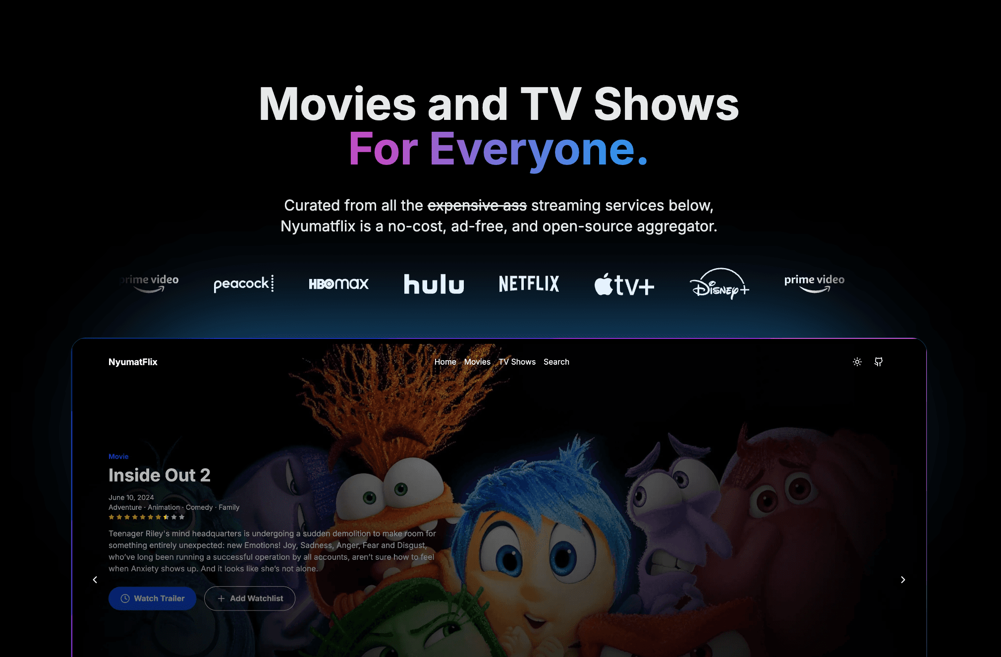 Preview of Nyumatflix