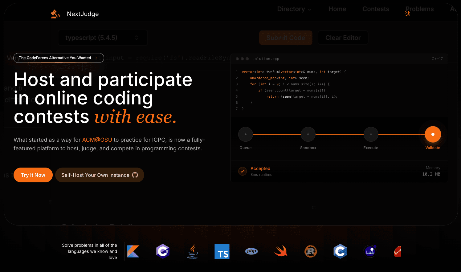 Preview of nextjudge.net