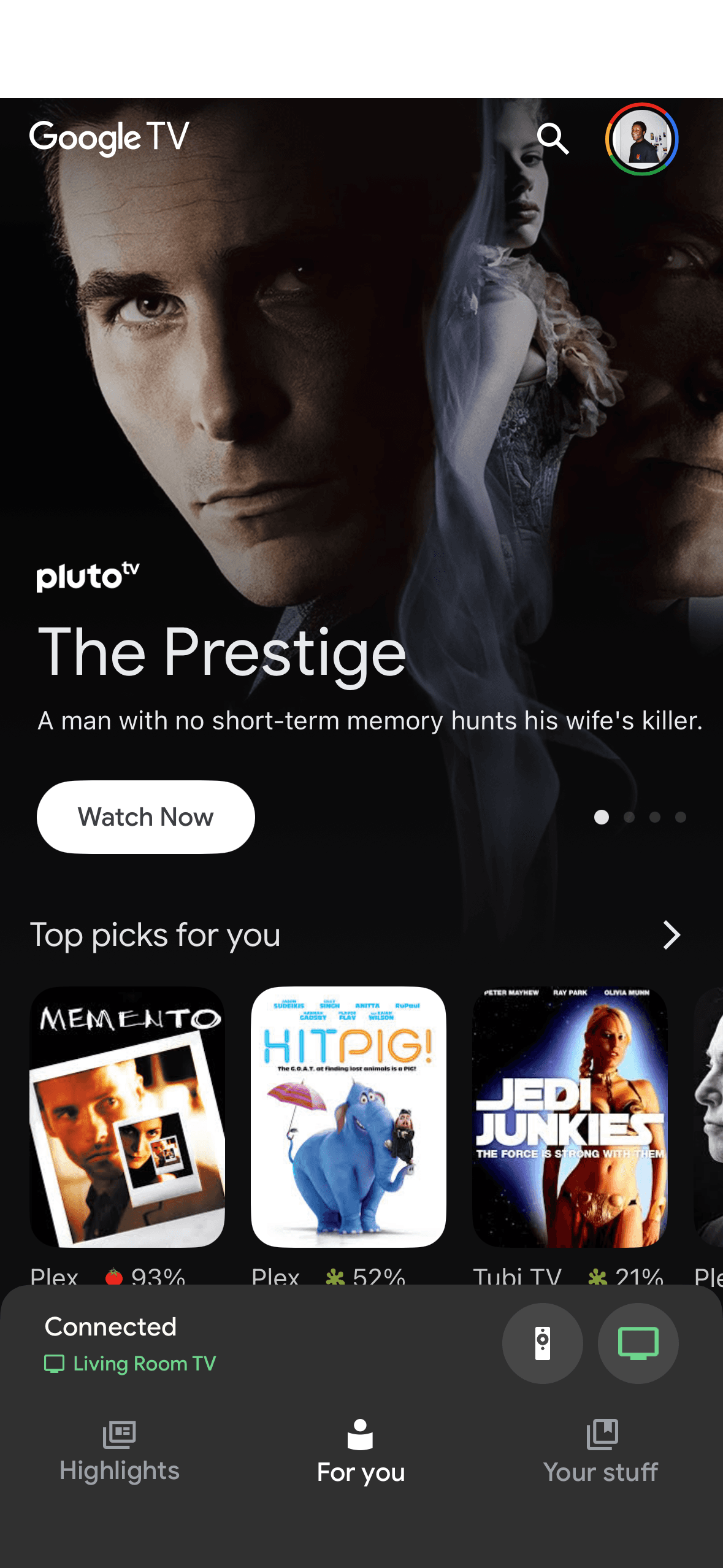 Google TV Landing Page