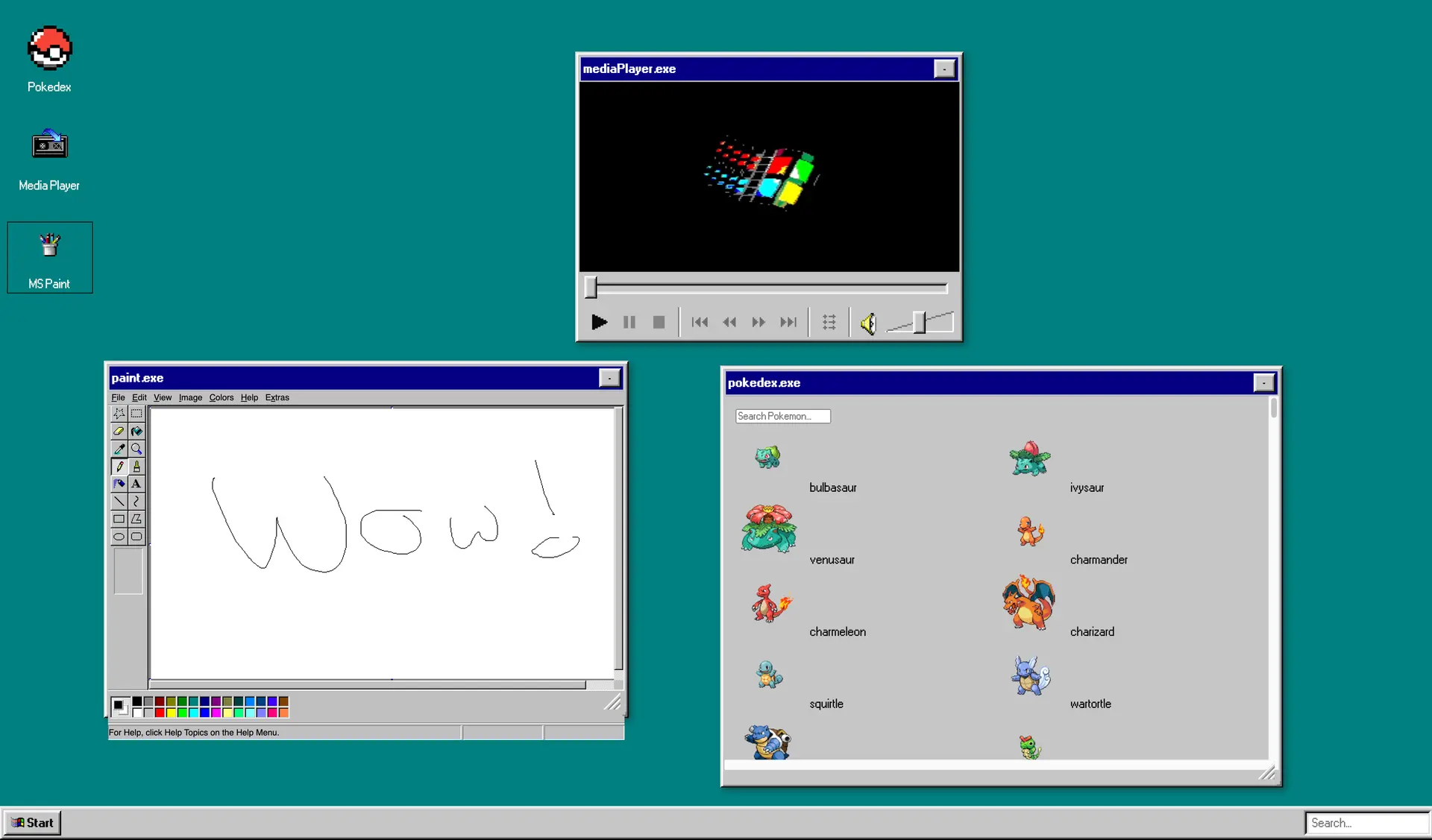 Preview of Windows 95 in the browser